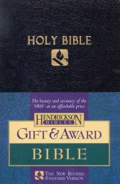 NRSV Gift And Award Bible-Black Imitation Leather