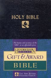 NRSV Gift And Award Bible-Black Imitation Leather