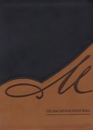 NASB MacArthur Study Bible-Black/Terracotta LeatherSoft