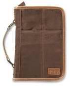 Bible Cover-Aviator Suede-X Large-Brown