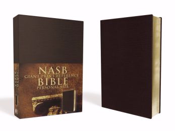 NASB Giant Print Reference Bible/Personal Size-Burgundy Leatherlook