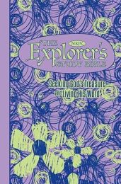 NKJV Explorer's Study Bible-Purple LeatherSoft