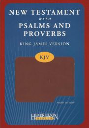KJV New Testament With Psalms & Proverbs-Espresso Flexisoft