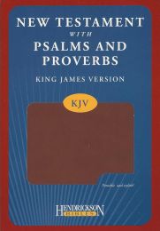 KJV New Testament With Psalms & Proverbs-Espresso Flexisoft