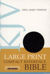 KJV Large Print Compact Reference Bible-Black Flexisoft (Value Price)