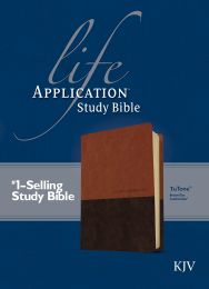KJV Life Application Study Bible-Brown/Tan TuTone