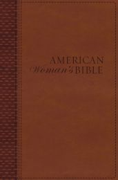 NKJV American Woman's Bible-Almond Brown Leathersoft