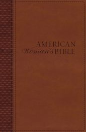 NKJV American Woman's Bible-Almond Brown Leathersoft