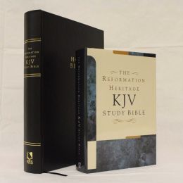 KJV Reformation Heritage Study Bible/Large Print-Black LeatherLike