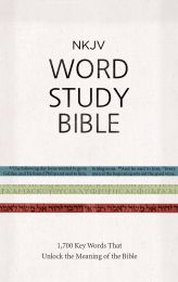 NKJV Word Study Bible-Hardcover