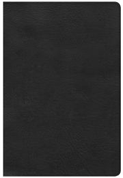 CSB Giant Print Reference Bible-Black LeatherTouch Indexed