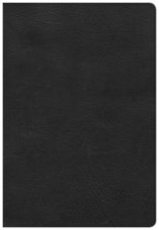 CSB Super Giant Print Reference Bible-Black LeatherTouch Indexed