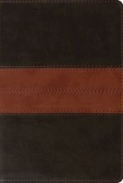 ESV Personal Reference Bible-Deep Brown/Tan Trail Design TruTone