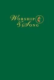 Worship & Song Pew Edition with Cross & Flame