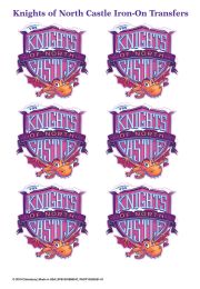Vacation Bible School (VBS) 2020 Knights of North Castle Iron-On Transfers (Pkg of 12)