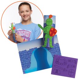 Vacation Bible School (VBS) 2020 Knights of North Castle Create-Your-Own Knight Kit (Pkg of 12)