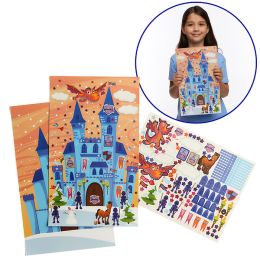 Vacation Bible School (VBS) 2020 Knights of North Castle Sparky's Castle Sticker Poster (Pkg of 12)