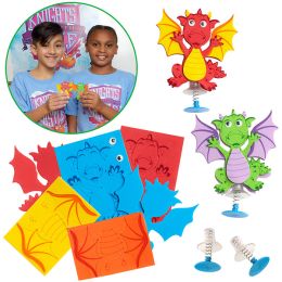 Vacation Bible School (VBS) 2020 Knights of North Castle Dragon Jump Ups (Pkg of 12)