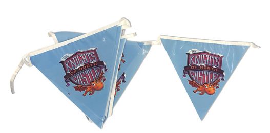 Vacation Bible School (VBS) 2020 Knights of North Castle Pennant String Flags