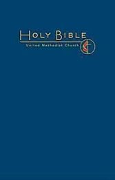 CEB Common English Large Print Pew Bible, Navy UMC Emblem