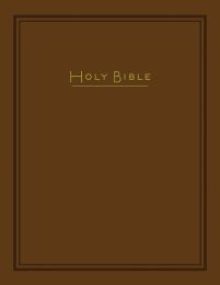 CEB Super Giant Print Bible, Padded Brown Hardcover