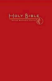 CEB Common English Pew Bible Dark Red UMC Emblem