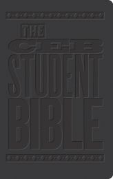 The CEB Student Bible Black Decotone
