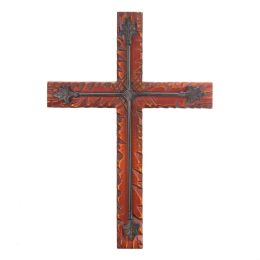 Wood and Iron Wall Cross